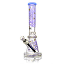 Aleaf 16’’ 9mm Slime Hollow Base Honeycomb Glass Water Pipe Purple 1ct