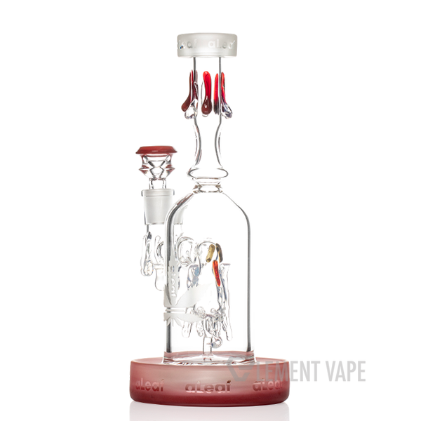 Aleaf 9.5’’ Trippy Ghost Perk Water Pipe 1ct #AL2092 - Premium  from Y&M WHOLESALE - Just $43! Shop now at O&Z WHOLESALE