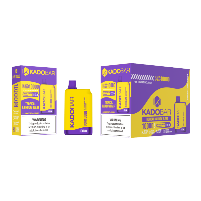 Kado Bar KB10,000 Puffs Disposable Vape 5ct Display - Premium  from H&S WHOLESALE - Just $35! Shop now at O&Z WHOLESALE