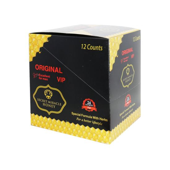 Secret Miracle VIP Honey Original 12ct Display - Premium  from H&S WHOLESALE - Just $18! Shop now at H&S WHOLESALE