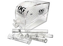 OG Chillum Glass Clear 100pc display - Premium  from H&S WHOLESALE - Just $0! Shop now at O&Z WHOLESALE