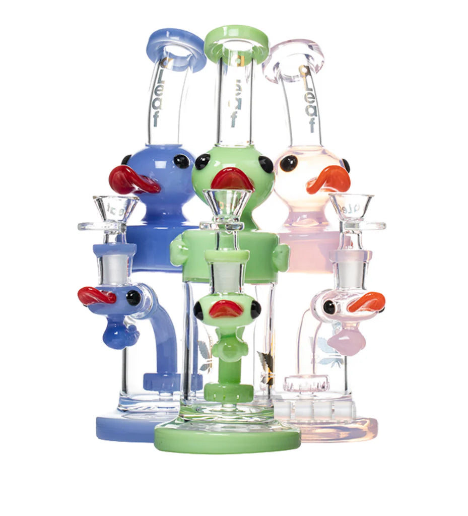 Aleaf 9’’ Duck Duck Pass Glass Pipe Rig With Matrix Perc 1ct Box # ...