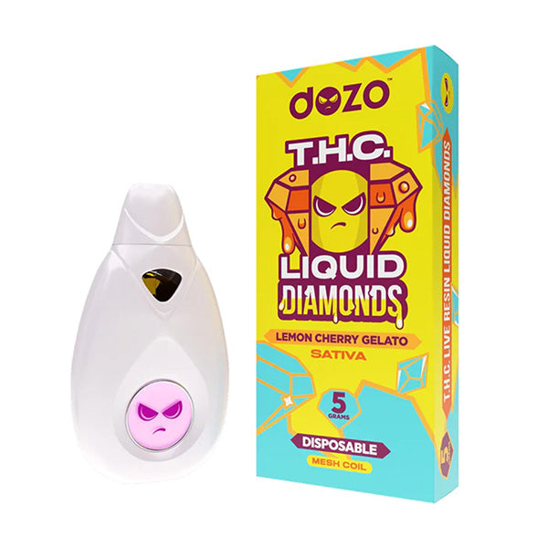 DOZO T.H.C Liquid Diamond 5g Disposable Vape 1ct - Premium  from H&S WHOLESALE - Just $24! Shop now at H&S WHOLESALE