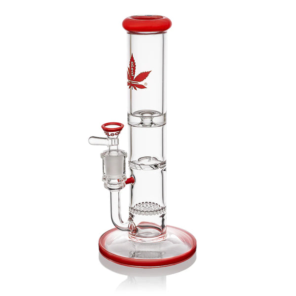 Aleaf 10’’ Dual Tornado & Honeycomb Tube Glass Pipe 1ct #AL6215 - Premium  from O&Z WHOLESALE - Just $25! Shop now at O&Z WHOLESALE