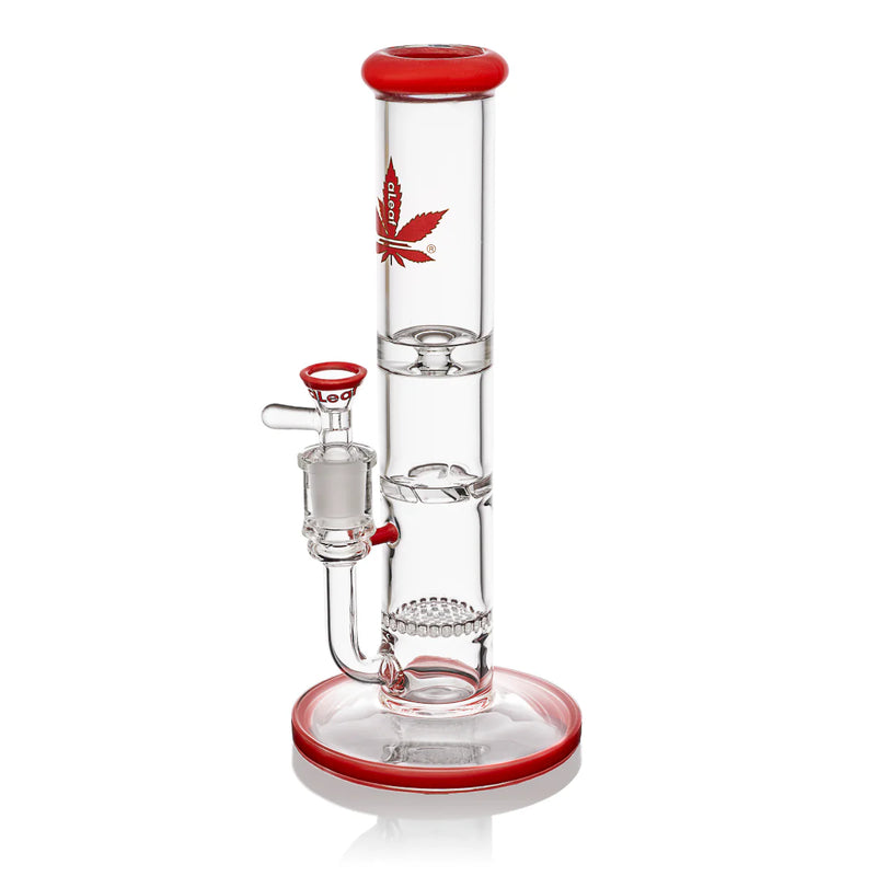 Aleaf 10’’ Dual Tornado & Honeycomb Tube Glass Pipe 1ct