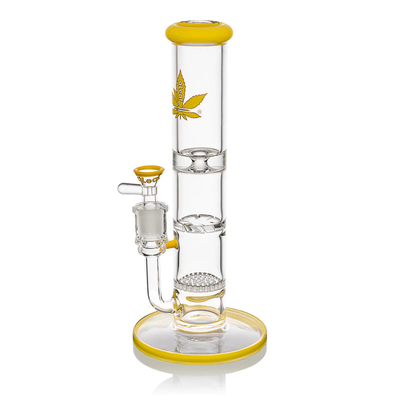 Aleaf 10’’ Dual Tornado & Honeycomb Tube Glass Pipe 1ct