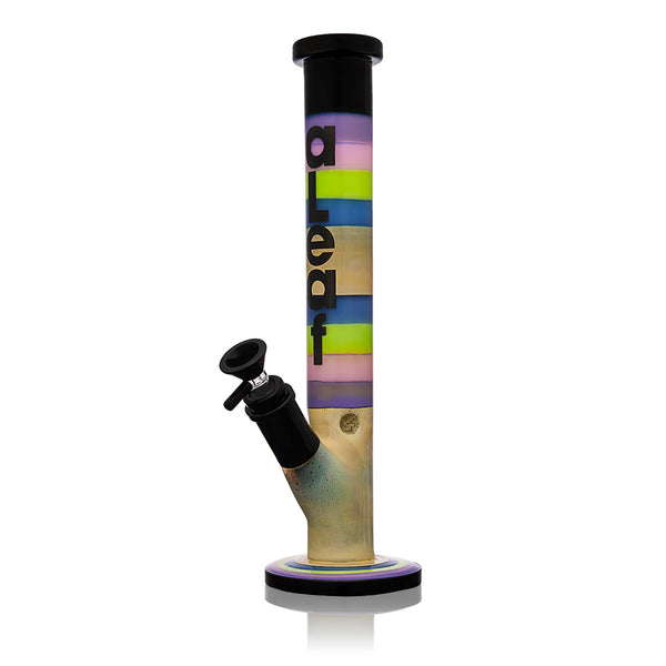Aleaf 10’’ straight Rainbow Glass Pipe 1ct #AL2110 - Premium  from O&Z WHOLESALE - Just $35! Shop now at O&Z WHOLESALE
