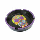 Multi Colored Day Of The Dead Ashtray 1ct