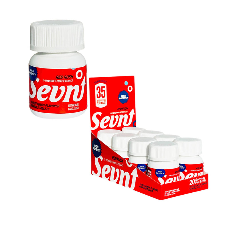 Sevn 7-Hydroxy Pure Extract 35mg Per Tablets 10ct Per Jar 8ct Jars A box - Premium  from Y&M WHOLESALE - Just $205! Shop now at O&Z WHOLESALE