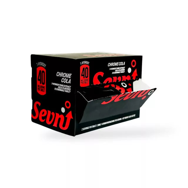 Sevn 7-Hydroxy Pure Extract 40mg Single Tablet Per Pack 30ct Display Box - Premium  from Y&M WHOLESALE - Just $115! Shop now at O&Z WHOLESALE