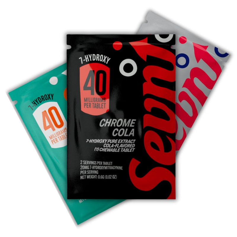 Sevn 7-Hydroxy Pure Extract 40mg Single Tablet Per Pack 30ct Display Box - Premium  from Y&M WHOLESALE - Just $115! Shop now at O&Z WHOLESALE