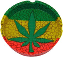Multiple Colored 420 Leaf Ashtray 2ct