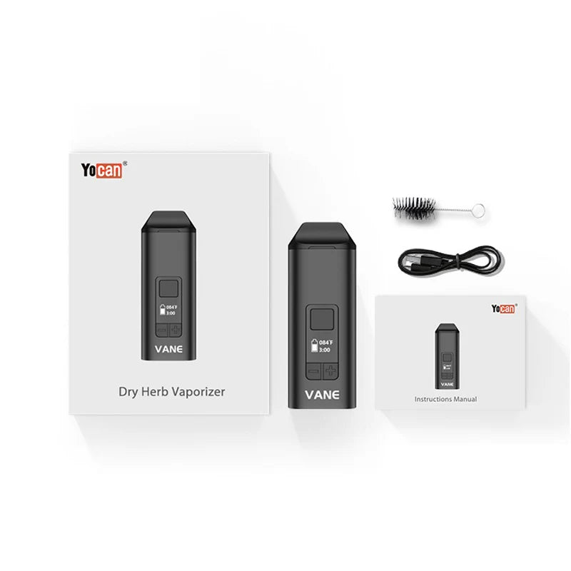Yocan Vane 1100mAh Portable Dry Herb Vaporizer Starter Kit 1ct - Premium  from O&Z WHOLESALE - Just $25! Shop now at O&Z WHOLESALE
