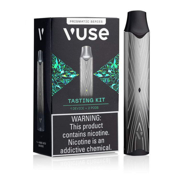 VUSE Alto Prismatic Series Tasting Kit With 2X1.8ML Prefilled Nicotine Pods 5pc 1ct Display Box - Premium  from O&Z WHOLESALE - Just $85! Shop now at O&Z WHOLESALE