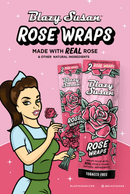 Blazy Susan Rose Wraps 2pk 25ct Display - Premium  from H&S WHOLESALE - Just $19.50! Shop now at Y&M WHOLESALE