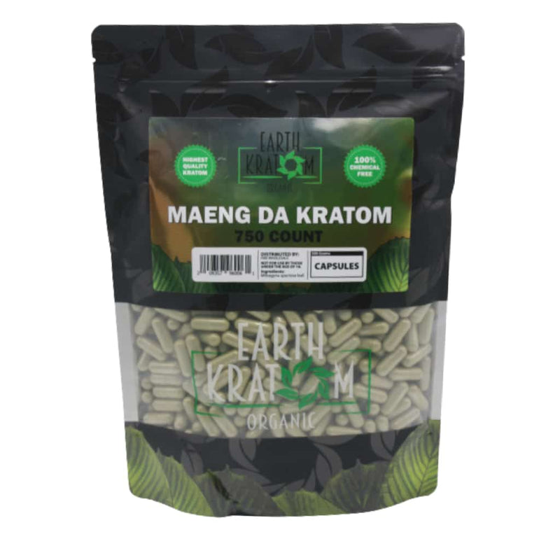 Earth Kratom 750ct capsule 1ct Bag ￼ - Premium  from H&S WHOLESALE - Just $35! Shop now at Y&M WHOLESALE