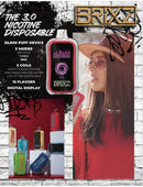 Brixz 3.0 - 30,000 Puffs 5% Nicotine Disposable Vape 5ct Display Box