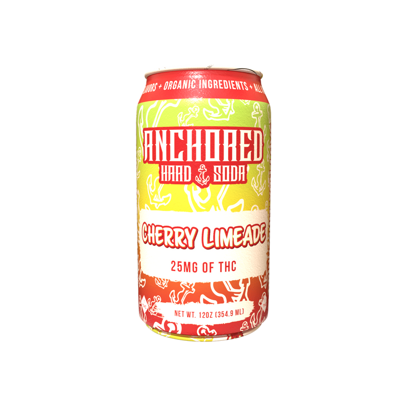 Anchored D9 Hard Soda 25mg 4ct Can Soda