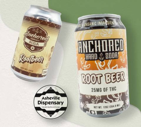 Anchored D9 Hard Soda 25mg 4ct Can Soda