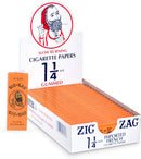Zigzag French Orange Cig Paper 1 1/4 24ct - Premium  from H&S WHOLESALE - Just $43! Shop now at H&S WHOLESALE
