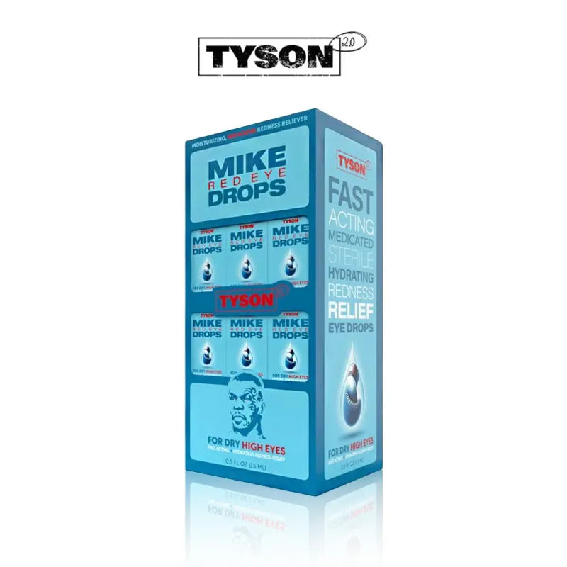 Tyson 2.0 Mike Red Eye Drops 15ml 30ct Display