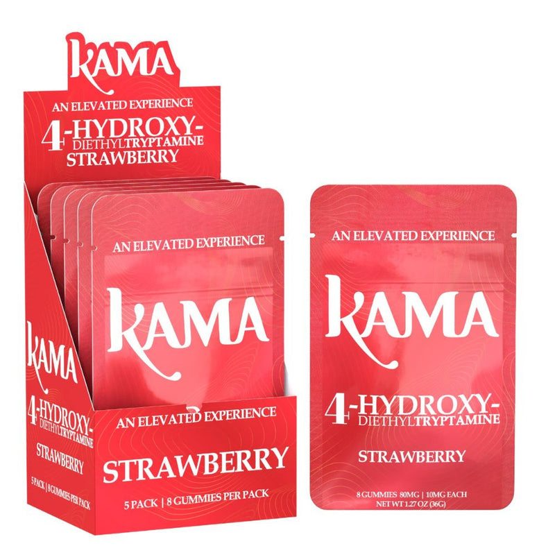 Kama 4-Hydroxy 80mg 8pk Gummies 5ct Display Box