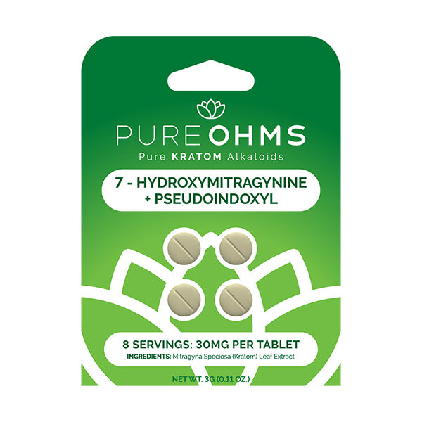 Pure Green Pseudo 30mg 4pk Tablets 10ct Display Box