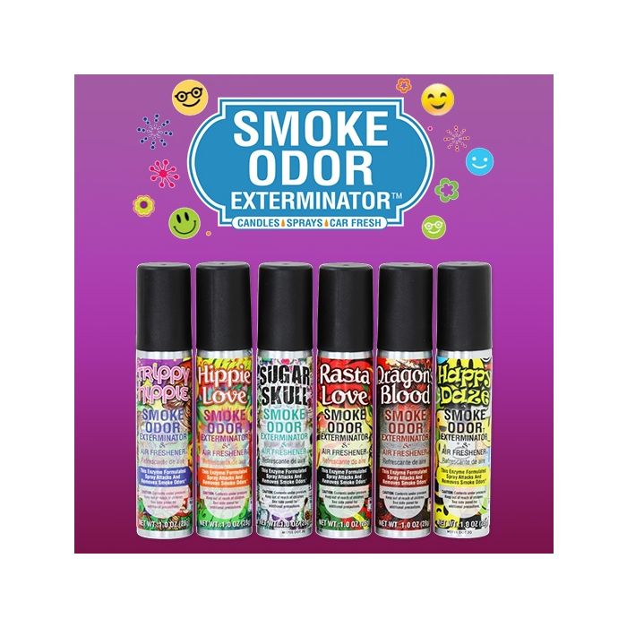 Smoke Odor Spray 1oz Mixed Flavors 12ct Display Box - Premium  from H&S WHOLESALE - Just $30! Shop now at Y&M WHOLESALE