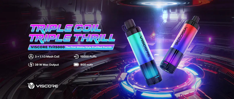 Uwell Viscore TR15,000 Puffs 20ml 5% Nic 5ct Display Box