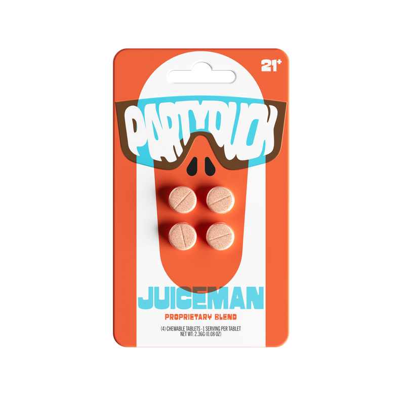 PartyDuck Proprietary Blend 4pk Chewing Tablets 10ct Display Box