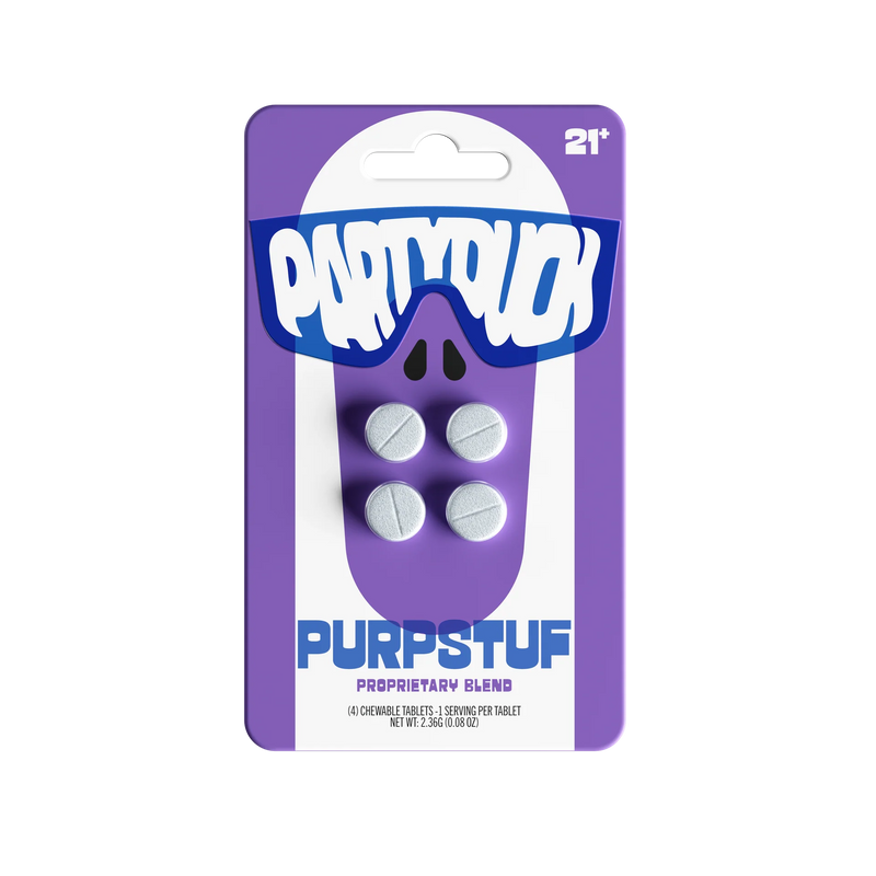 PartyDuck Proprietary Blend 4pk Chewing Tablets 10ct Display Box