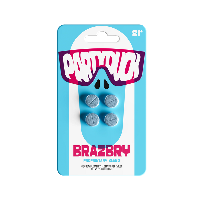 PartyDuck Proprietary Blend 4pk Chewing Tablets 10ct Display Box