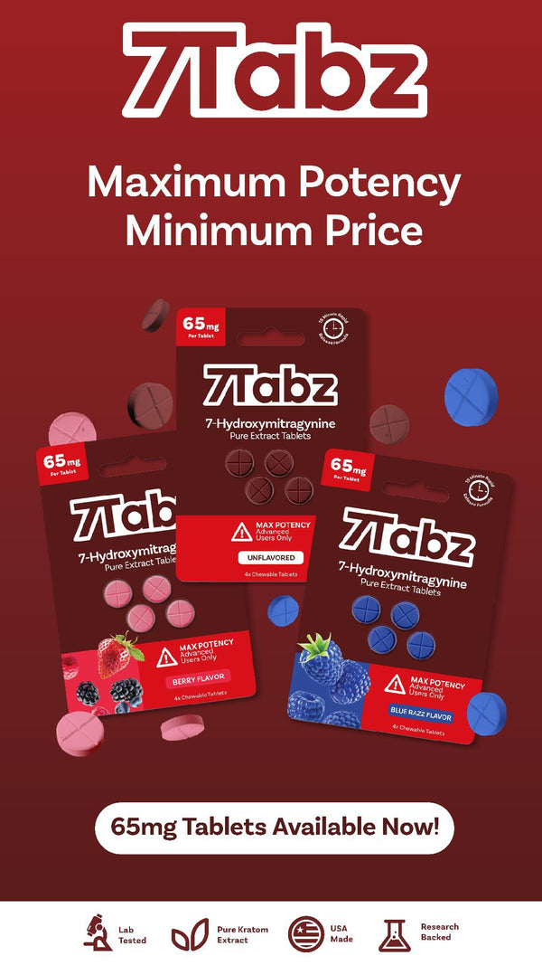 7Tabz Max Potency Pure Extract 65mg 4pk Tablets 10ct Display Box