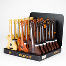 Clickit Guitar Torch Lighter 20ct Display Box