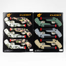Clickit Pistol Double Torch Lighter 15ct Display Box GH-4848