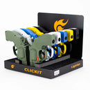 Clickit Pistol Gun Torch Lighter 10ct Display Box GH-5919