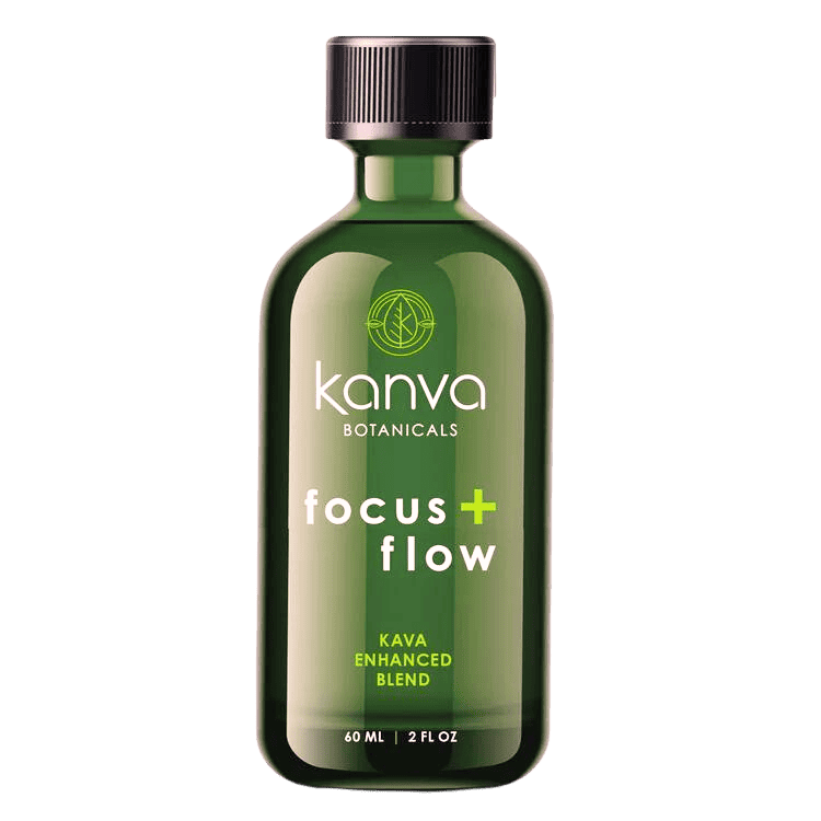 Kanva Botanical Focus + Flow Kratom Shots 12ct Display Box