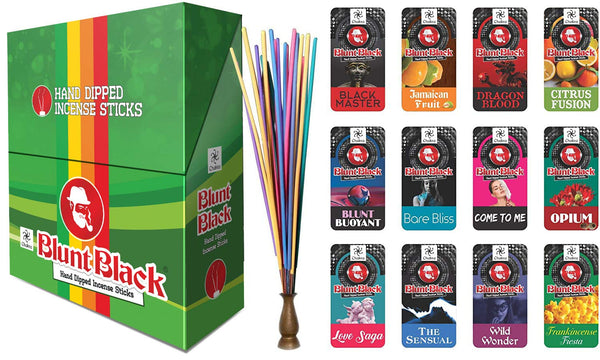 Blunt Black Incense 72ct Display Small
