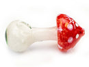 4’’ Mushroom Glass Hand Pipe