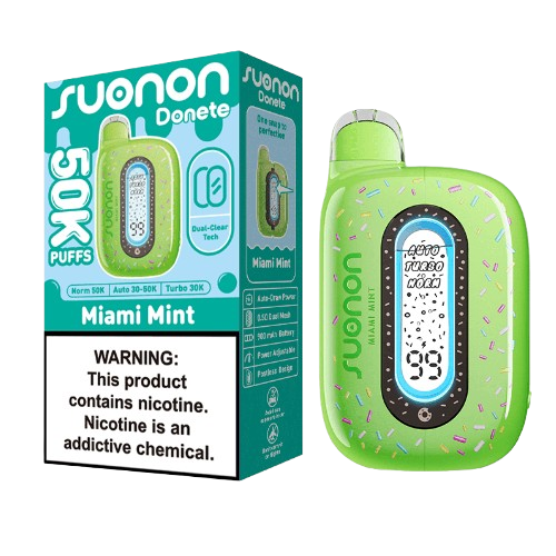 Suonon Donete 50,000 Puffs 5% Nic 20ml Disposable Vape 5ct Display Box