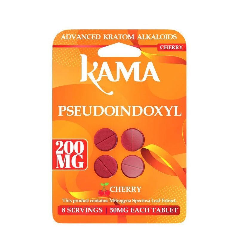 Kama Pseudoindoxyl 50mg 4pk Chewing Tablet 10ct Display Box