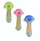 Colored Glass Fumed Slime Head 5’’ Large Hand Pipe 1ct LP-117
