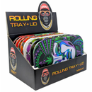 IDGAF Rolling Tray with Magnetic Lid 8ct Display Medium - Premium  from H&S WHOLESALE - Just $49! Shop now at H&S WHOLESALE