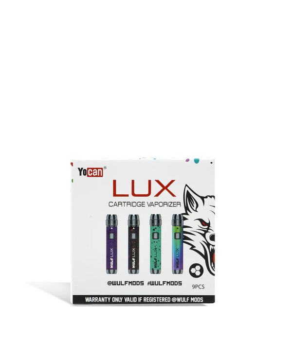 Yocan Wulf Lux Cartridge Battery 9pk Display Box Assorted Colors
