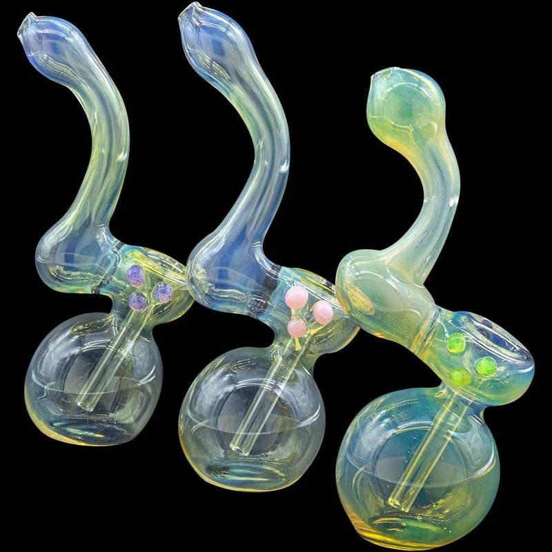 Slime Accent Large Sherlock Bubbler Glass Pipe 1ct LB-030
