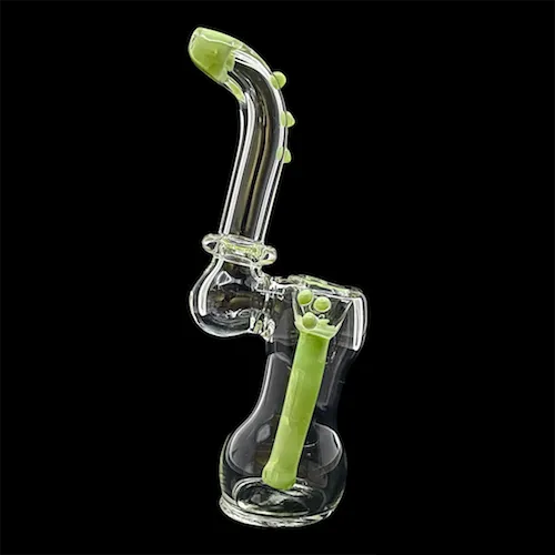 Slime Accent Large Sherlock Bubbler Glass Pipe 1ct LB-030