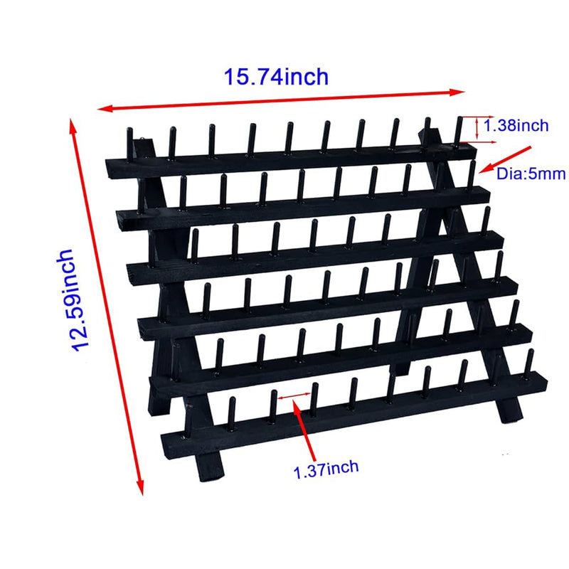 Black Wood Honey Straw Display 1ct