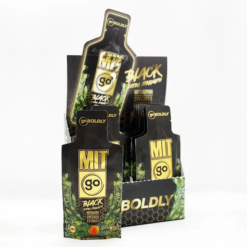 MIT-45 Go Boldly Black Gel Extra Strength 12ct Display ￼ - Premium  from H&S WHOLESALE - Just $80! Shop now at H&S WHOLESALE