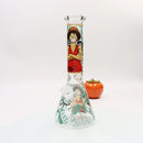 10” Silo Glass Water Pipe Anime 1ct