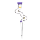 8’’ Aleaf Colored Winding Glass Straw Nectar Collector 1ct